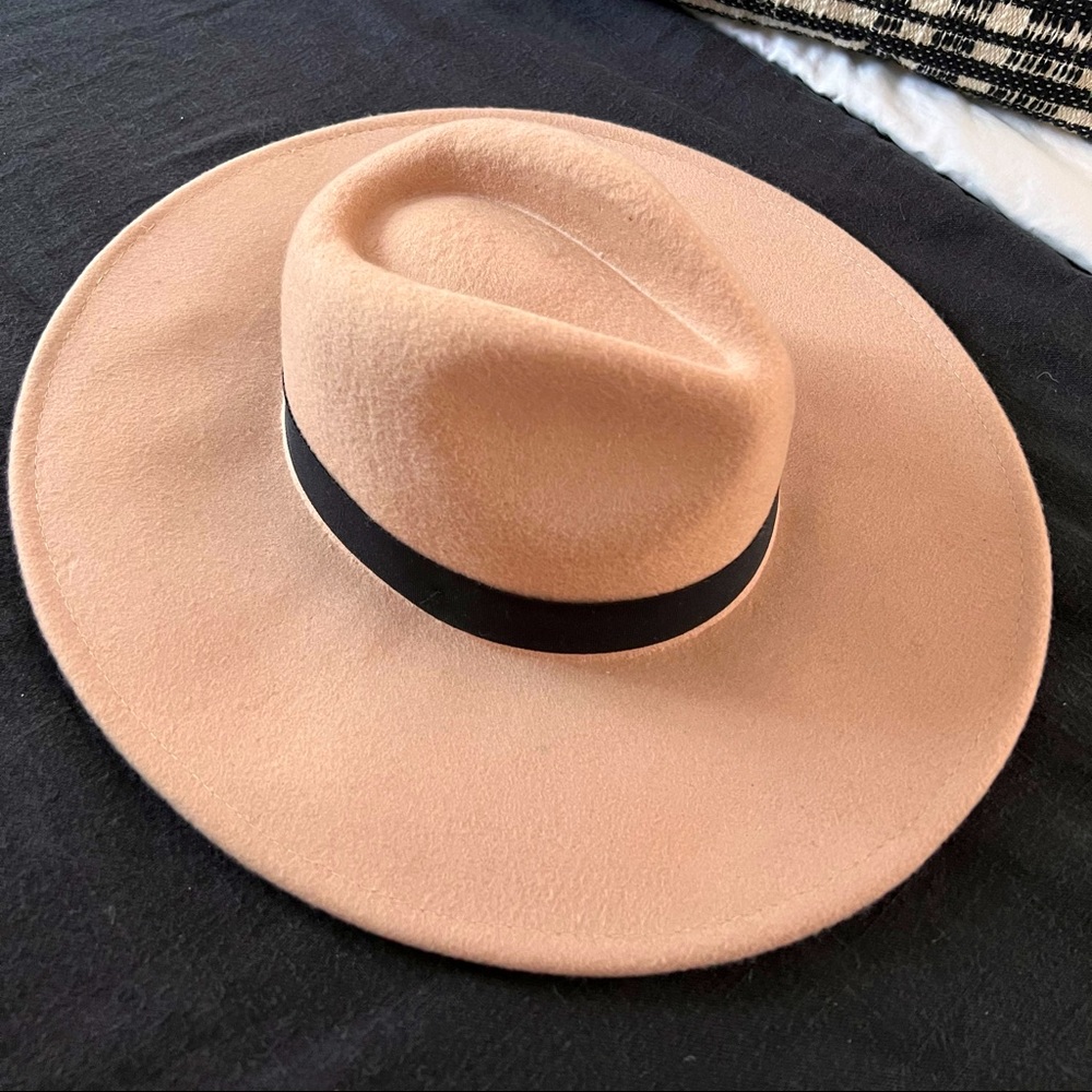 Wool blend hat